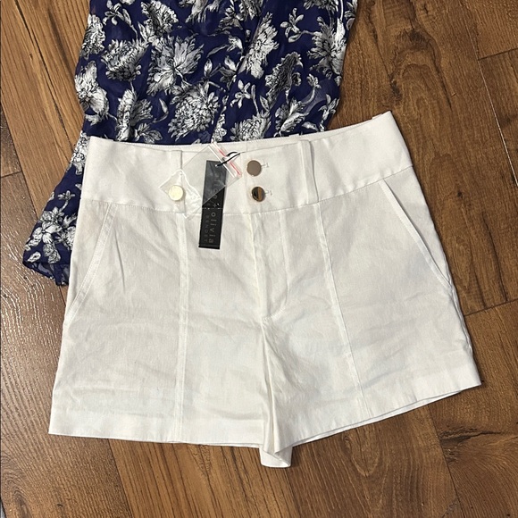 Zara Cream High Waist Women's Shorts